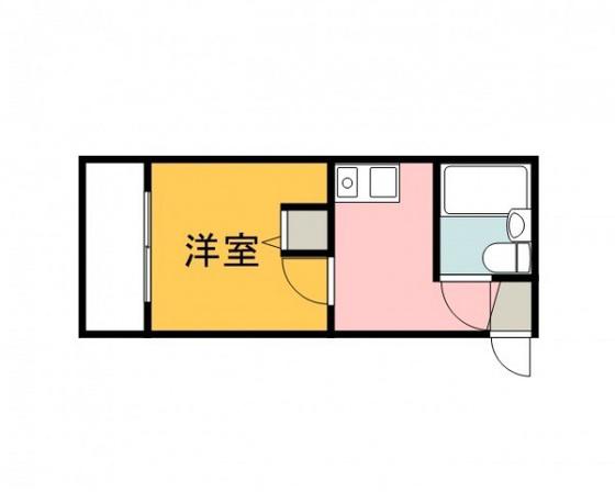 MAXYAMASHITA(1K/5階)の間取り写真