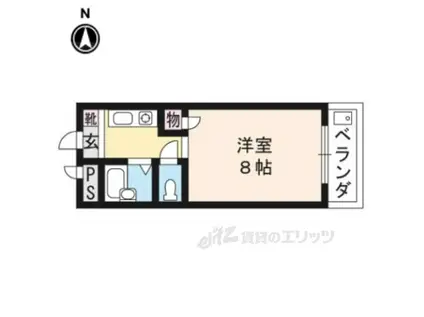 スペース華(1K/2階)の間取り写真