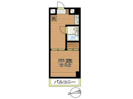 メゾン長沼(1K/4階)の間取り写真