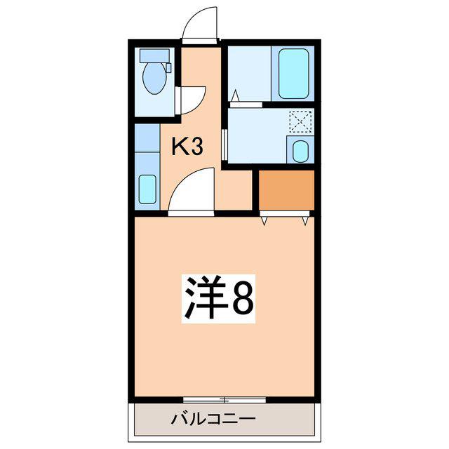 COZY HOUSE RYU(1K/1階)の間取り写真
