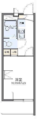 レオパレス下連雀(1K/2階)の間取り写真