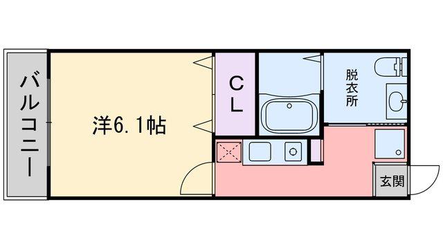 CASAMENTO SCOLO (1K/1階)の間取り写真
