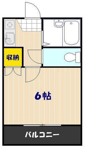 レオパレス西川口第26(1K/1階)の間取り写真