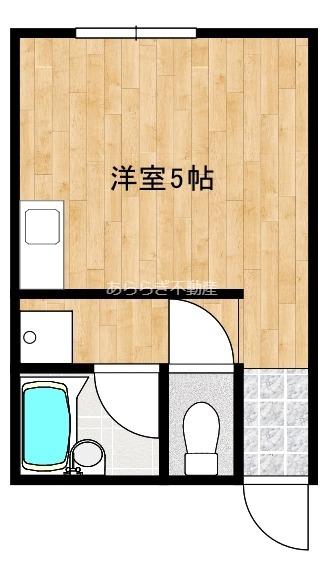 JULY相生(ワンルーム/2階)の間取り写真