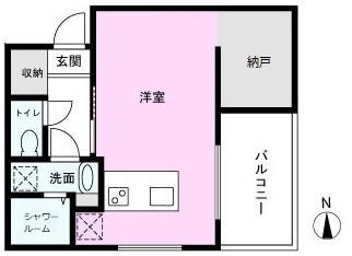 台東区清川1丁目マンション(ワンルーム/5階)の間取り写真