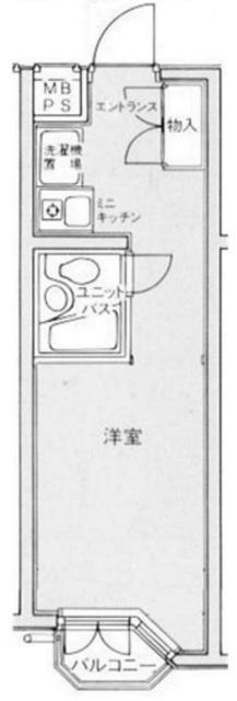 エルヴィーナ荻窪(ワンルーム/2階)の間取り写真