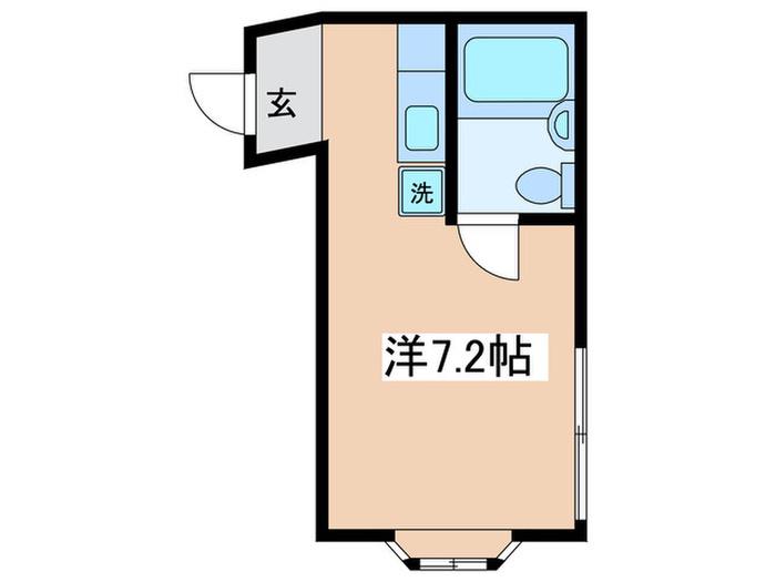 プレステージ中板橋(ワンルーム/2階)の間取り写真