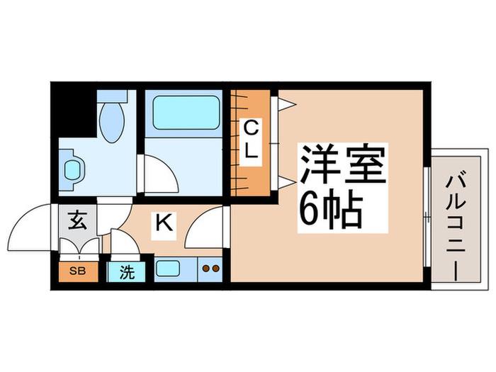 TILLEUL OKAMOTO(1K/3階)の間取り写真