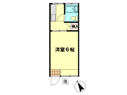 小泉マンション(1K/1階)の間取り写真