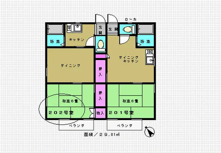 アクセスハウス 2階階 間取り
