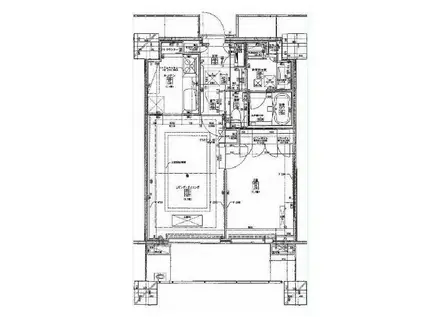 アウルタワー(1LDK/23階)の間取り写真