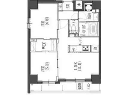 S-RESIDENCE東日暮里(2LDK/5階)の間取り写真