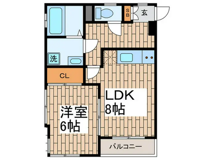 メゾン新広尾 2階階 間取り