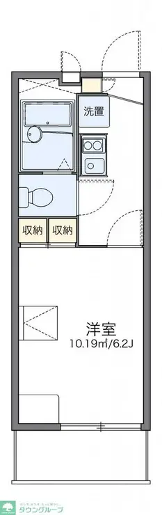 レオパレスアミー 2階階 間取り