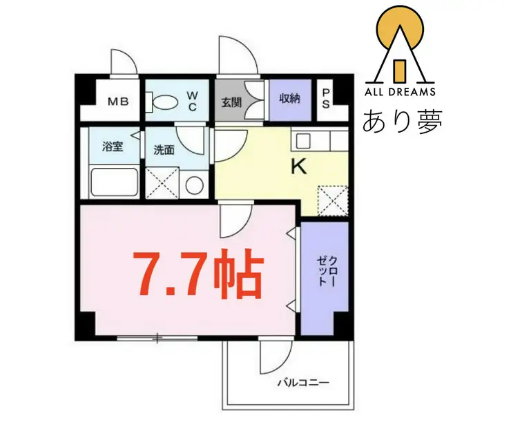 T&A横浜白金 4階階 間取り