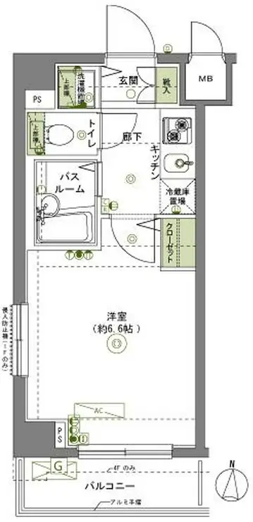 フェニックス中板橋弐番館 3階階 間取り