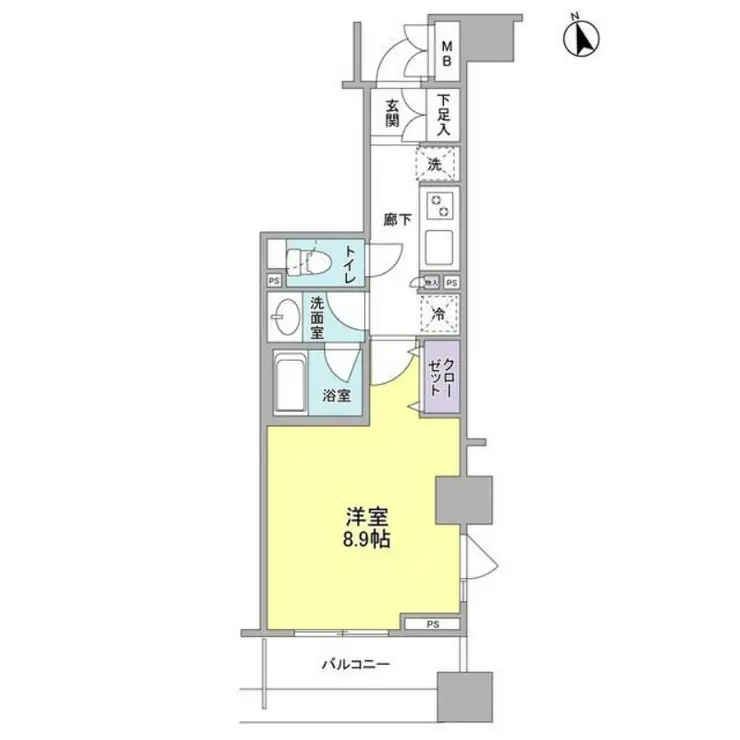 プラティーク三軒茶屋 2階階 間取り