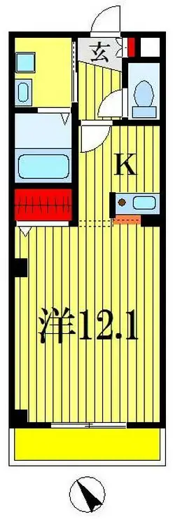 プライド 4階階 間取り