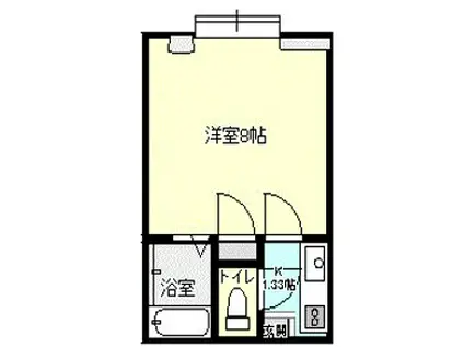 トレンド(1K/1階)の間取り写真