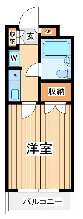 シルク宮崎台 3階階 間取り