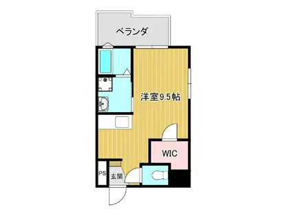 ヨリソー(ワンルーム/5階)の間取り写真