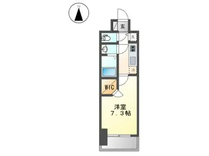 S-RESIDENCE浅間町駅前AXIAL(1K/10階)の間取り写真
