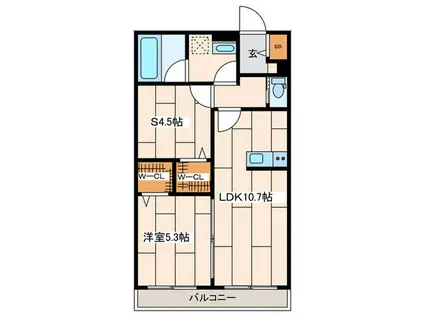  大和市中央5丁目計画(1SLDK/3階)の間取り写真