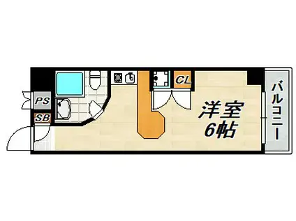 ラ・パルフェ・ド・シェリール(ワンルーム/10階)の間取り写真