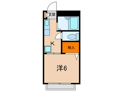 ARMS王子(1K/2階)の間取り写真