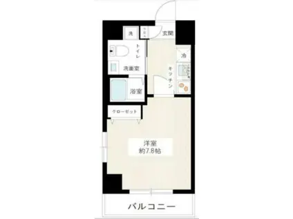 ハイズディレット(1K/5階)の間取り写真
