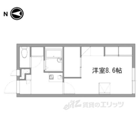 レオパレスソレーユ(1K/2階)の間取り写真