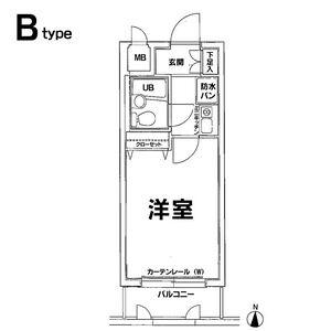 エスリード新大阪第6(1K/8階)の間取り写真