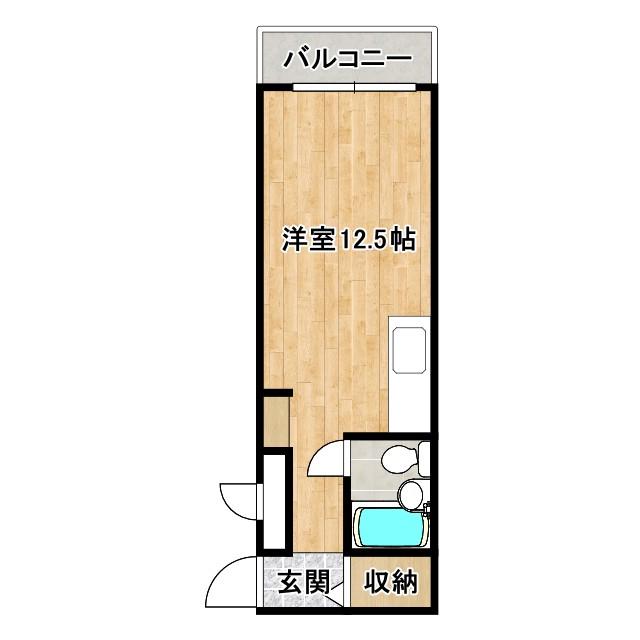 順慶町アーバンライフ(ワンルーム/7階)の間取り写真