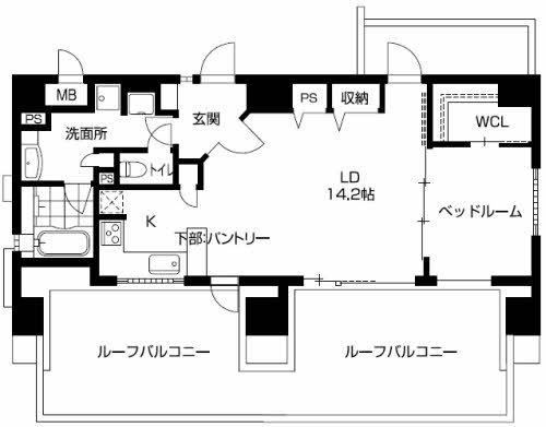 GRANMAST鶴舞(1LDK/10階)の間取り写真