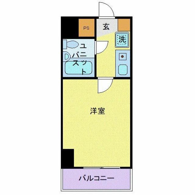 モナークマンション橋本弐番館(1K/12階)の間取り写真