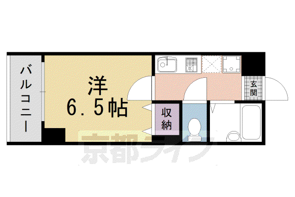 ハートランド227(1K/3階)の間取り写真