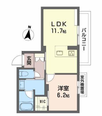 シャーメゾン神宮参道(1LDK/3階)の間取り写真