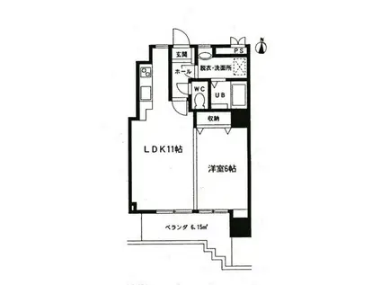 セントラル138(1LDK/3階)の間取り写真