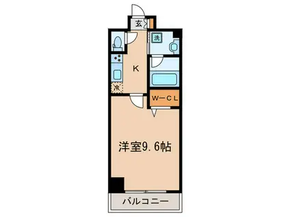 ARS HIGASHI IKEBUKURO(1K/9階)の間取り写真
