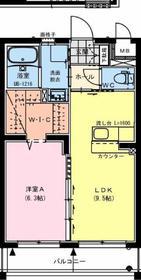 IL LUME CHIARO(1LDK/3階)の間取り写真