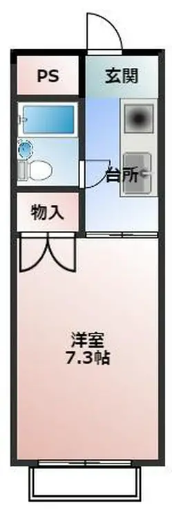 スイートキャッスル市川 3階階 間取り