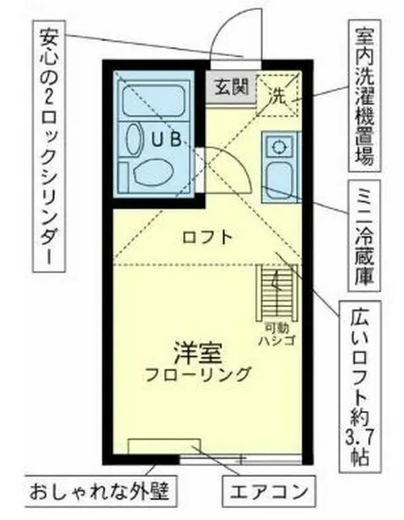 ユナイトステージ六浦壱番館 2階階 間取り