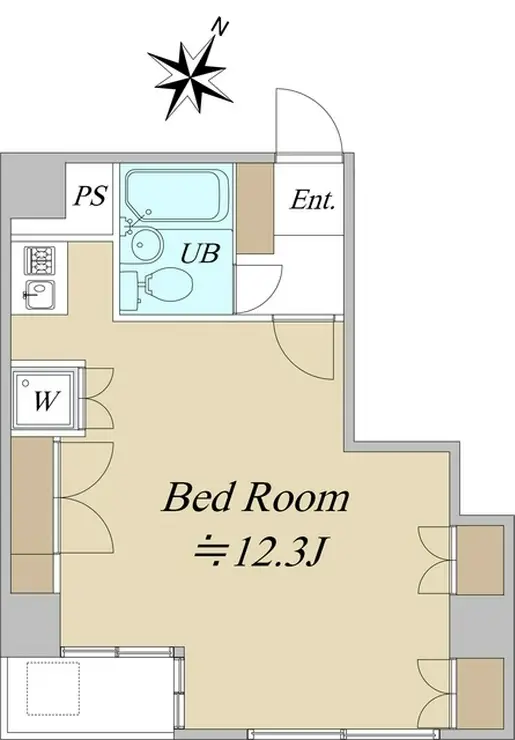 メグロフラッツ 4階階 間取り