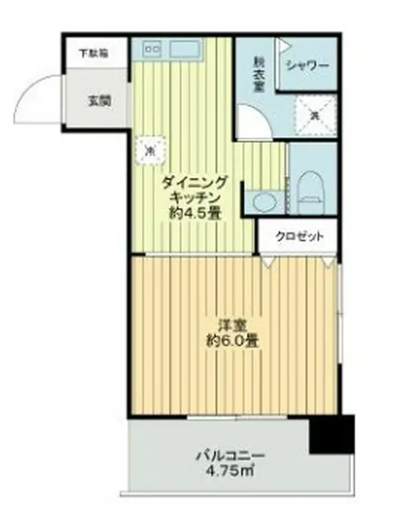 ハイライフ三田 8階階 間取り