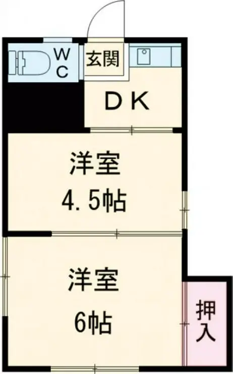 福富荘 1階階 間取り