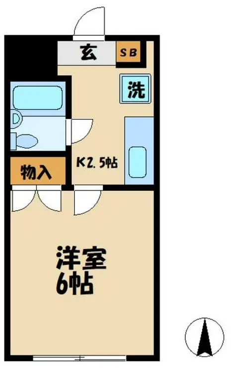 ディアK 2階階 間取り