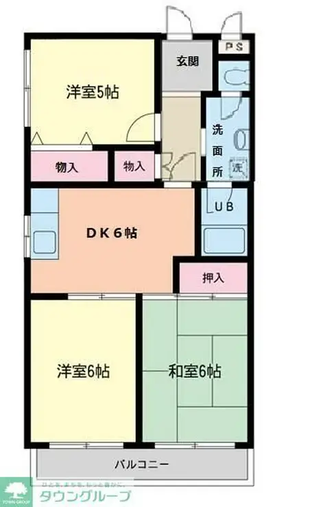 第五メゾン相葉コーポ 2階階 間取り