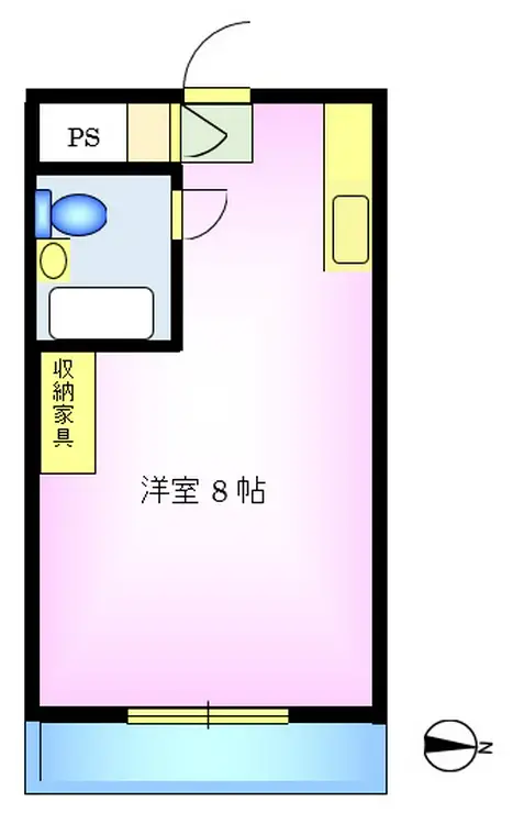 パレス武蔵野10 2階階 間取り
