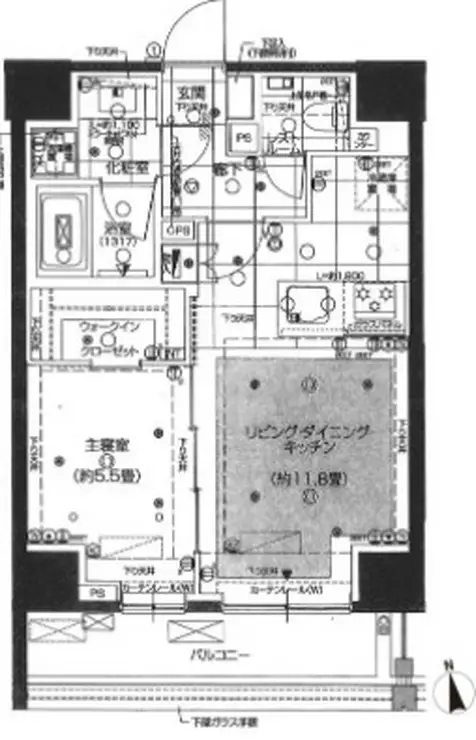 ピアース南麻布 8階階 間取り