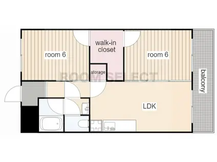 第3太田コーポ(2LDK/3階)の間取り写真